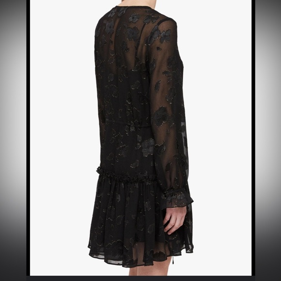 AllSaints Alia Flora Drop Waist Dress - Picture 9 of 16